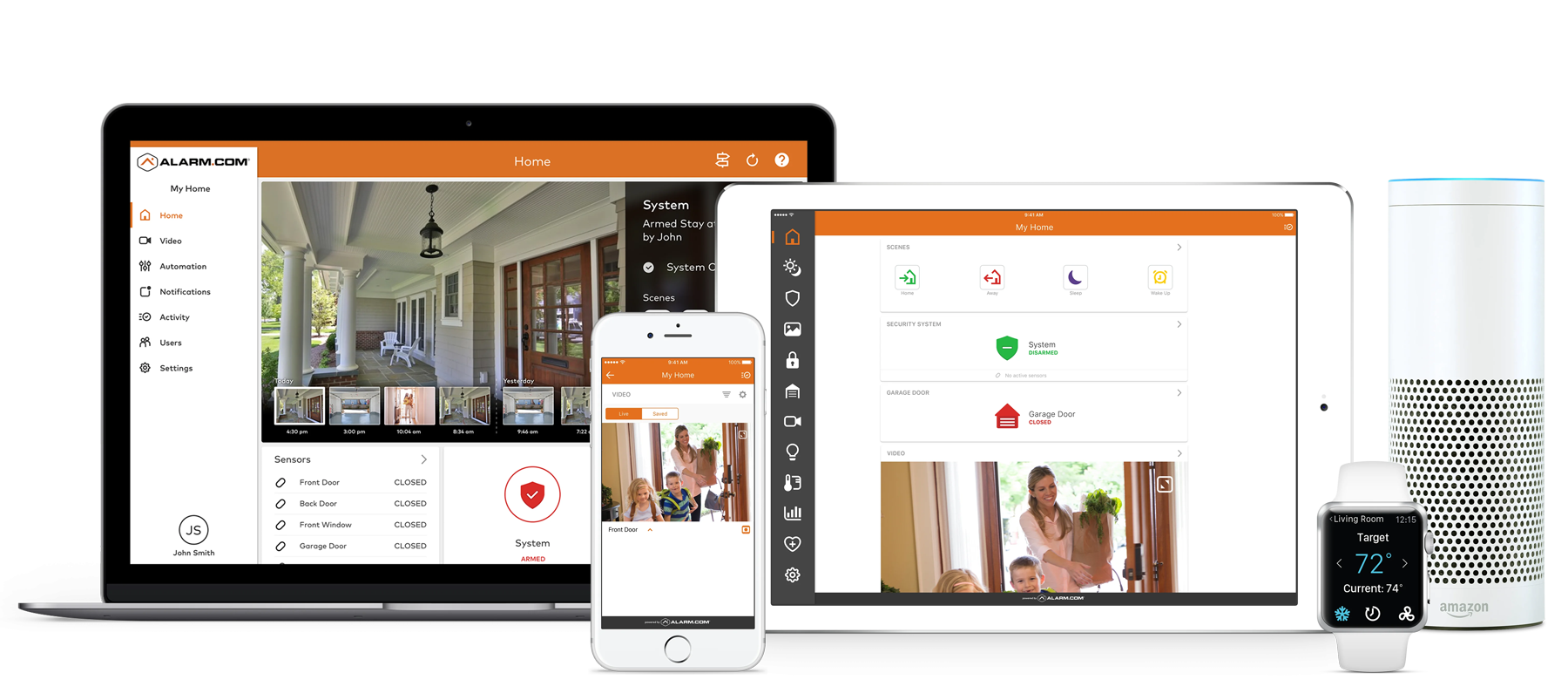 Smart Home Management 2 Alarm Device Family